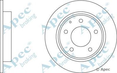APEC BRAKING dsk500 -  Тормозной диск
